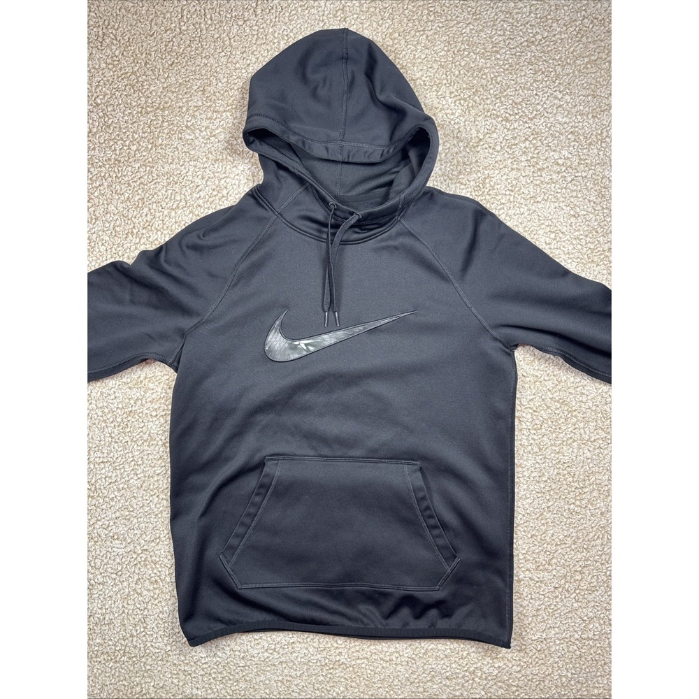 Nike Therma Training Hoodie Women's S Black Fleece Dri Fit 847814-010